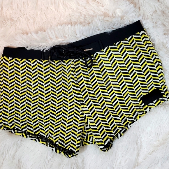 Sauvage Other - Sauvage Black and Yellow Swim Shorts Size XL NWT